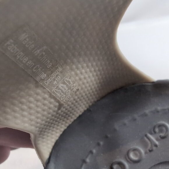 Crocs Serena Sexi Grey Cheetah Animal Print Sandals Thong Flip Flops 203218 T 10 - Picture 13 of 16